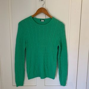 J. Crew cable knit sweater women’s M